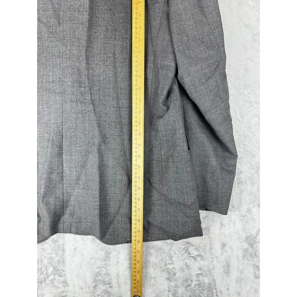 Canali Mens Suit 58R Gray Wool 2 Pieces Italy Travel Silk Lined made in Italy